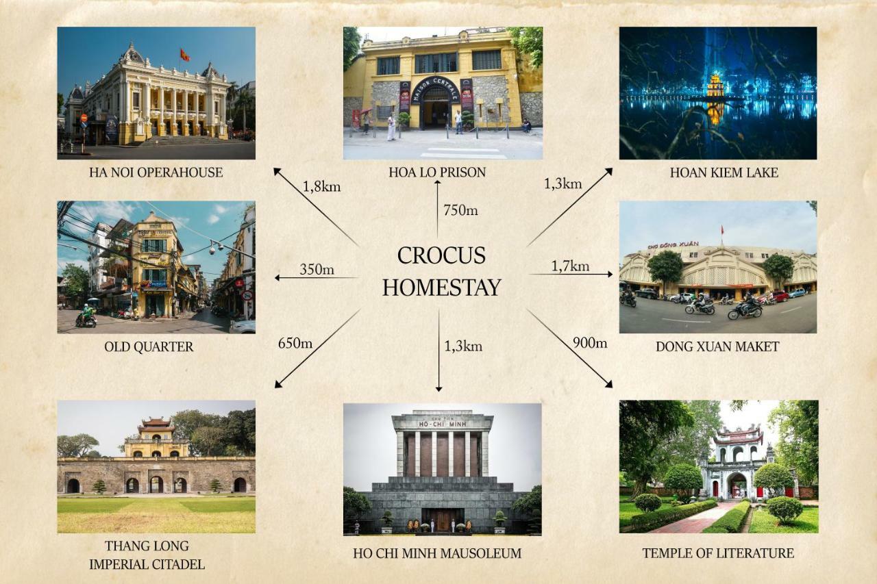 Hanoi Crocus Homestay Eksteriør bilde